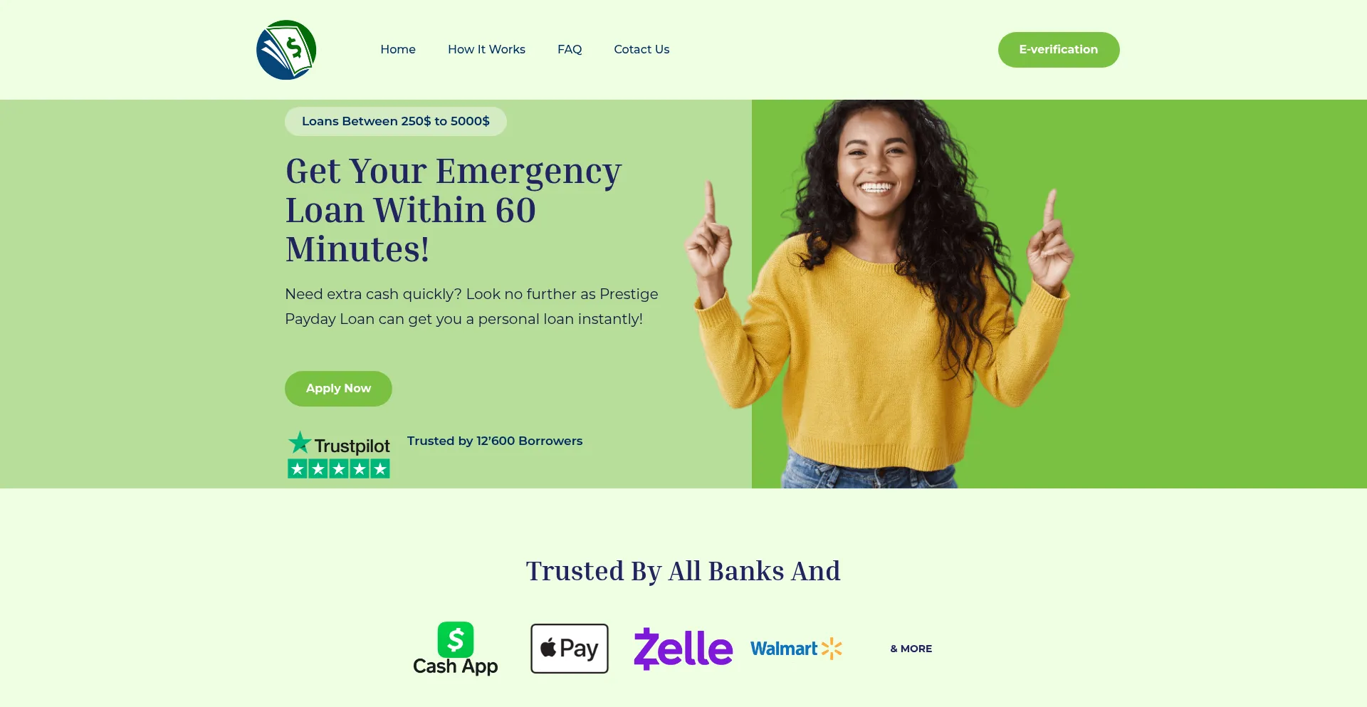 Website screenshot of Lendingworlds.site