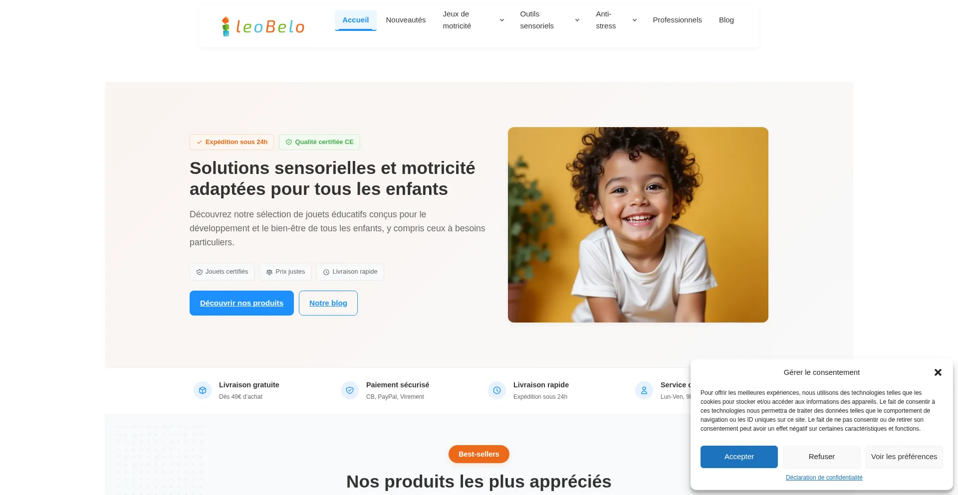Leobelo.fr Screenshot