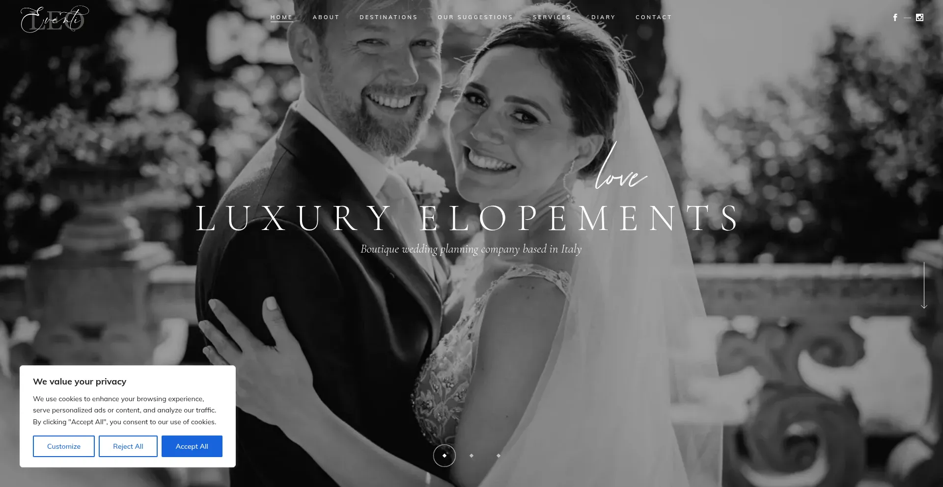Leoeventi.com Screenshot