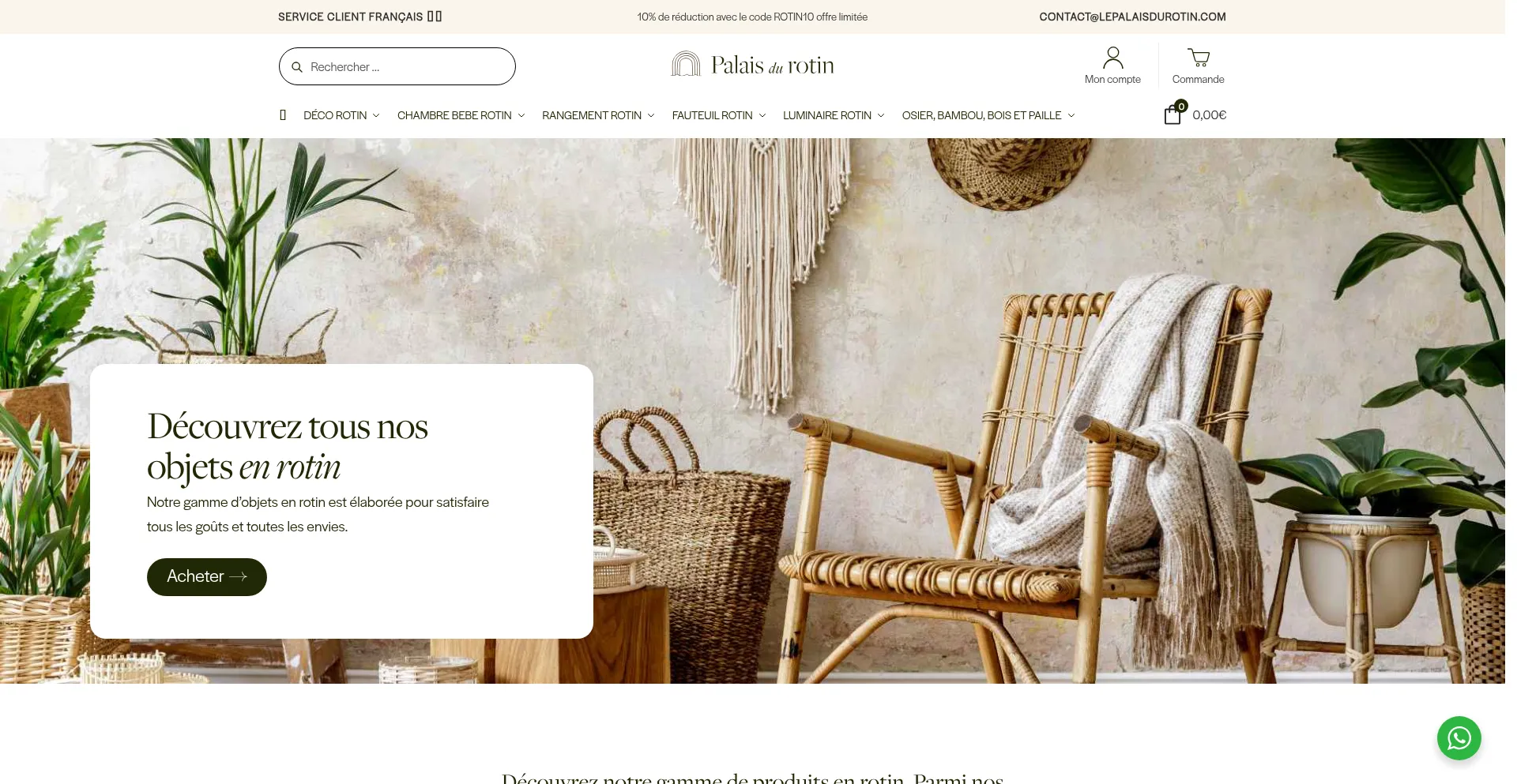 Website screenshot of Lepalaisdurotin.com