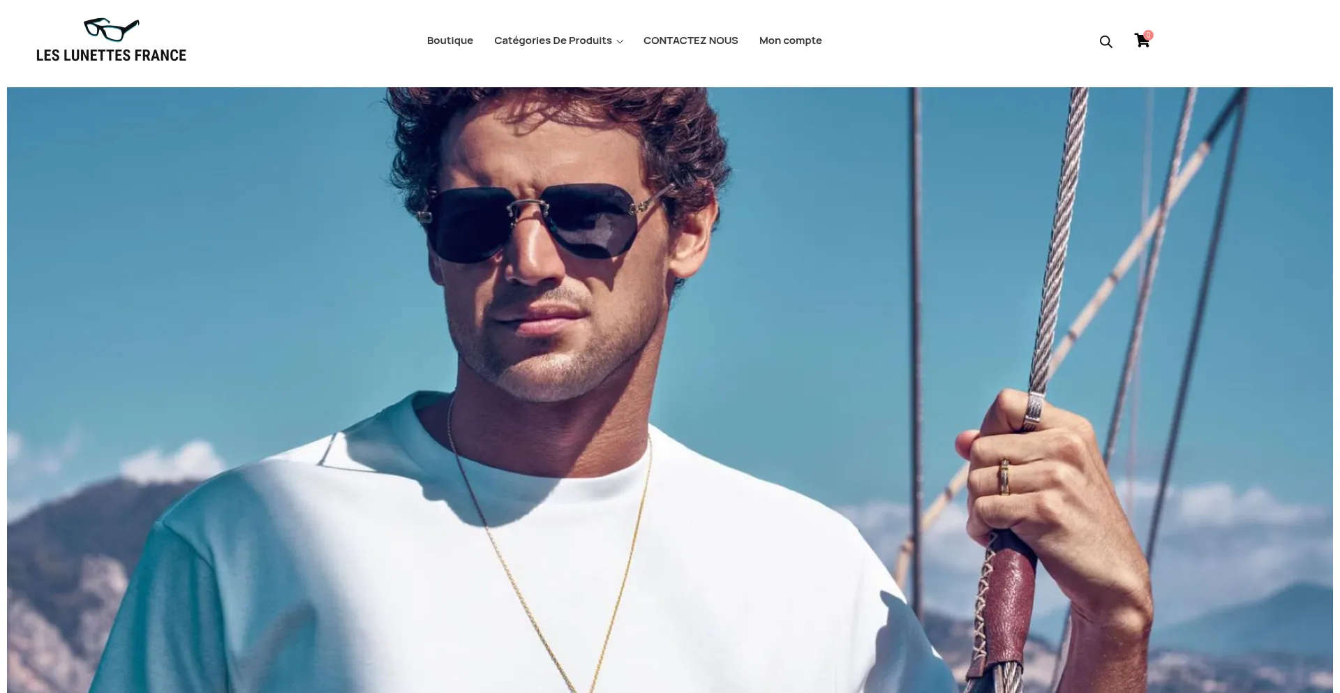 Website screenshot of Leslunettesfrance.com