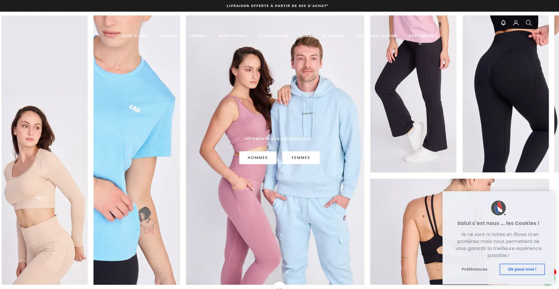 Website screenshot of Lesnatchfrancais.com