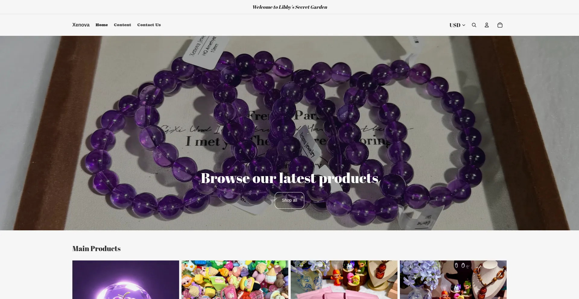 Website screenshot of Libbydiy.com