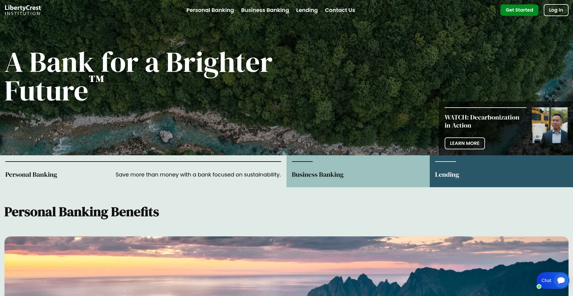 Website screenshot of Libertycrinstitution.com