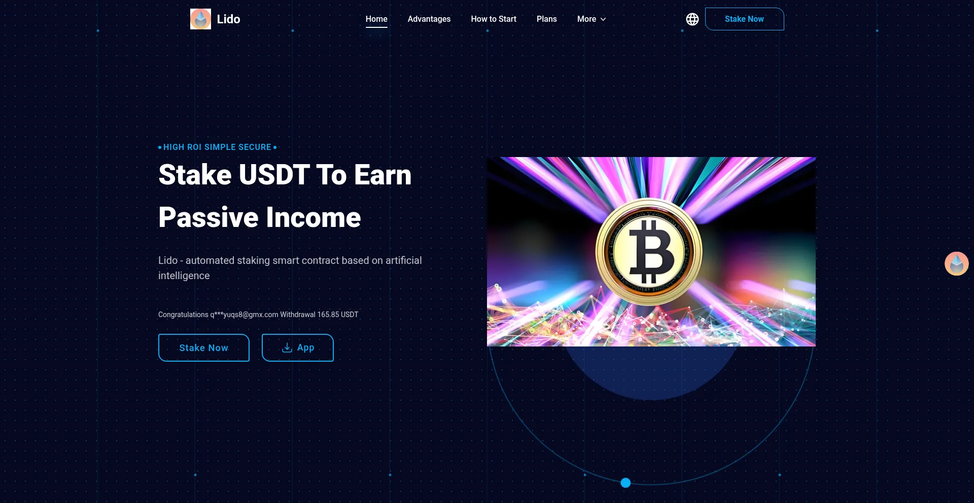 Website screenshot of Lido8899.com