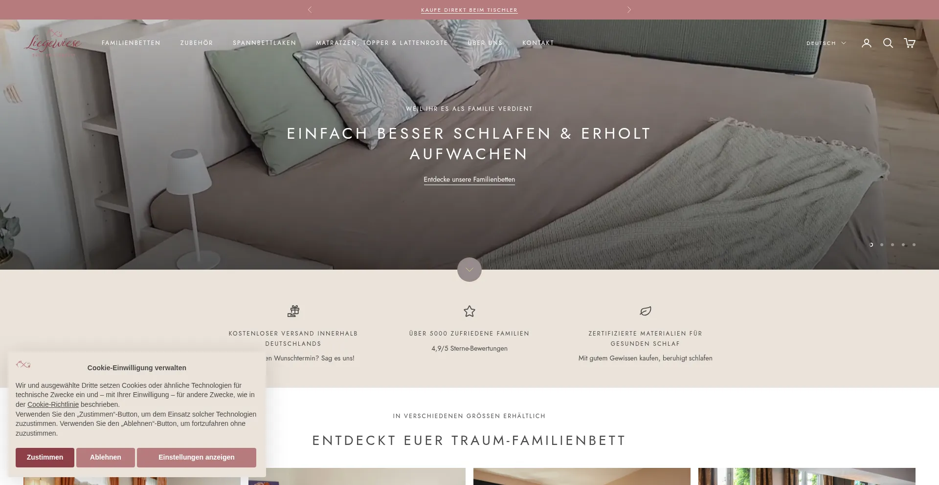 Liegewiese-familienbett.de