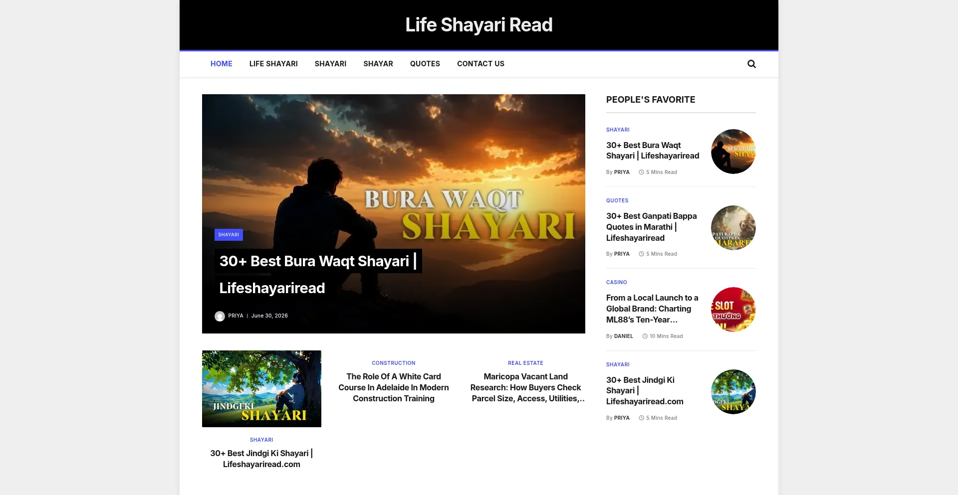 Lifeshayariread.com