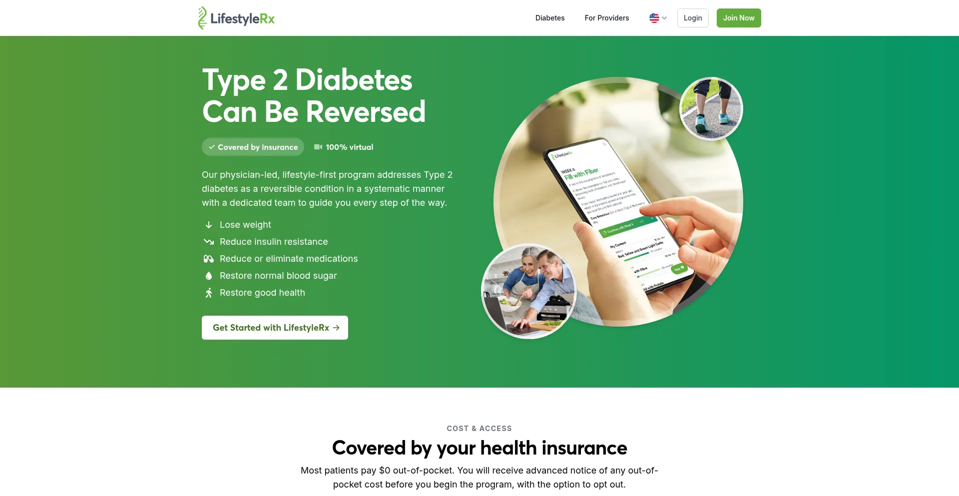 Website screenshot of Lifestylerx.com