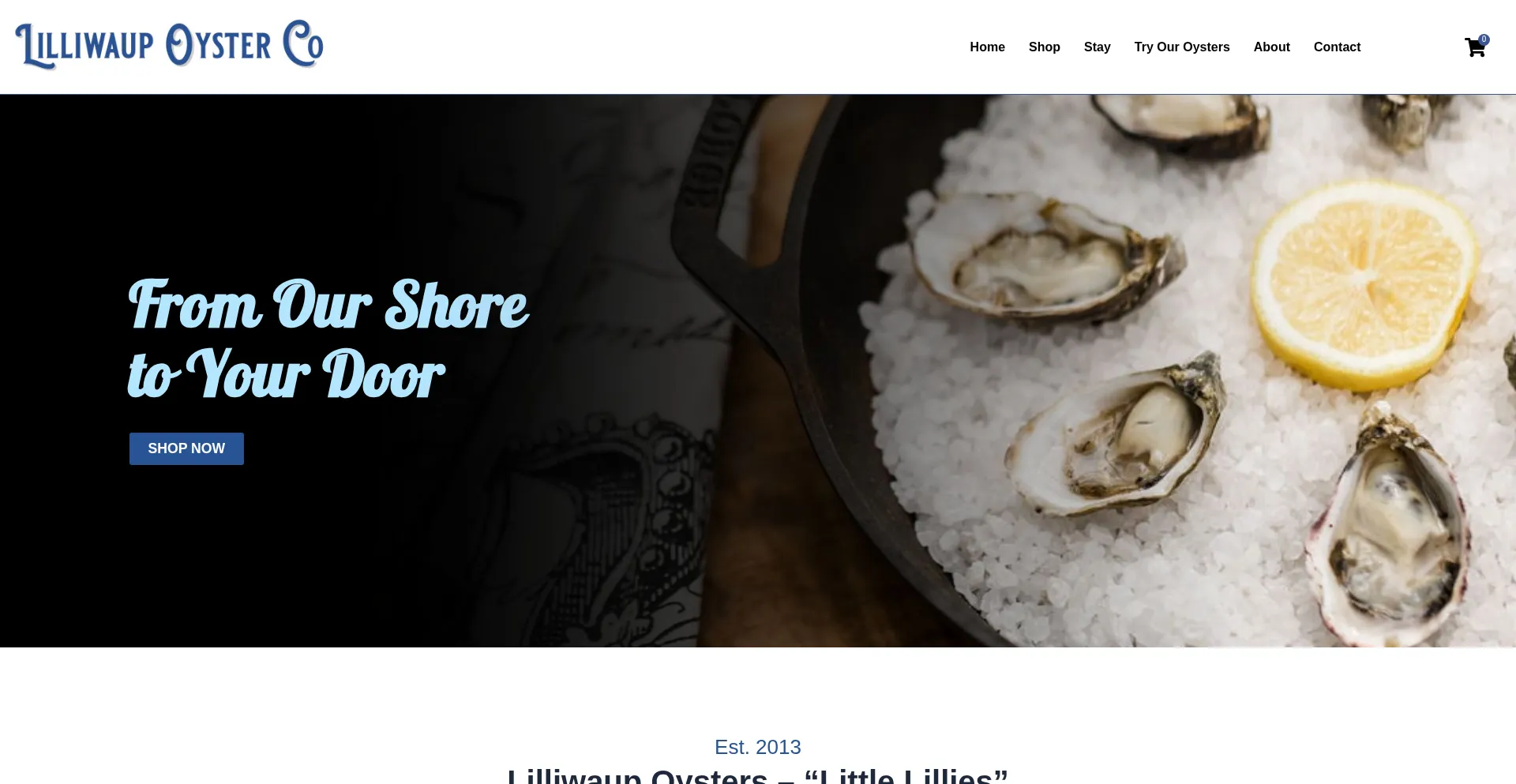 Lilliwaupoysters.com