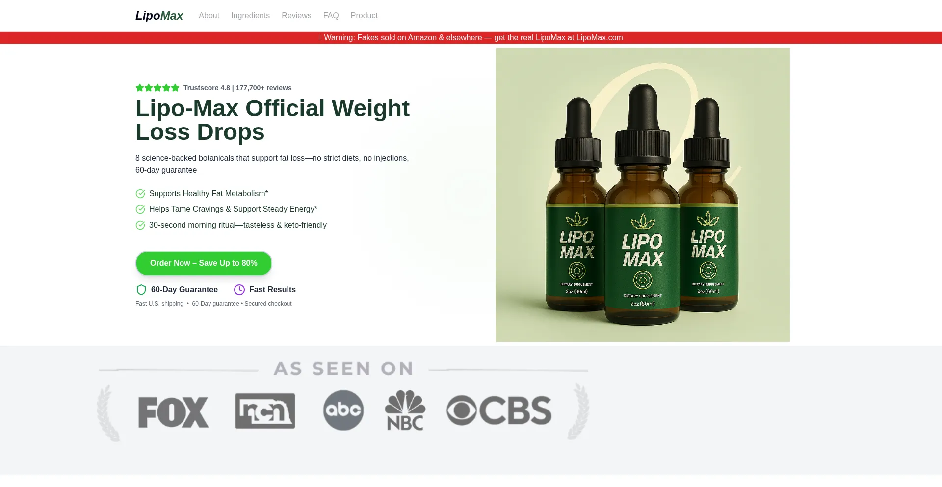 Lipomax.com é Seguro e Confiável?