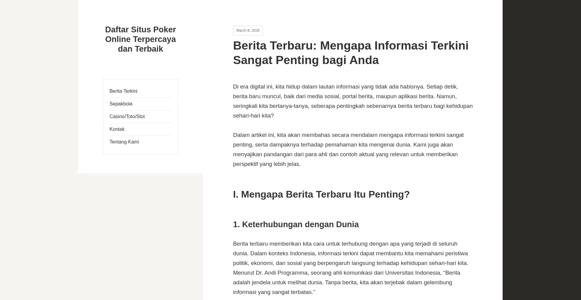 Listsituspokeronline.com