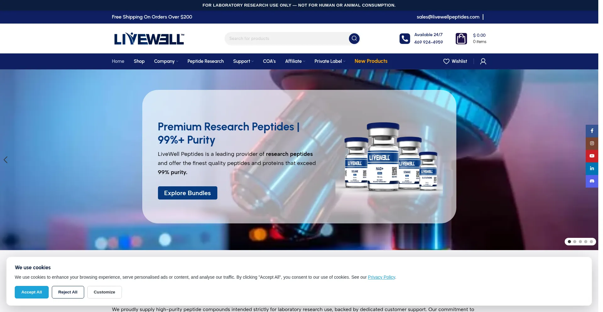 Livewellpeptides.com