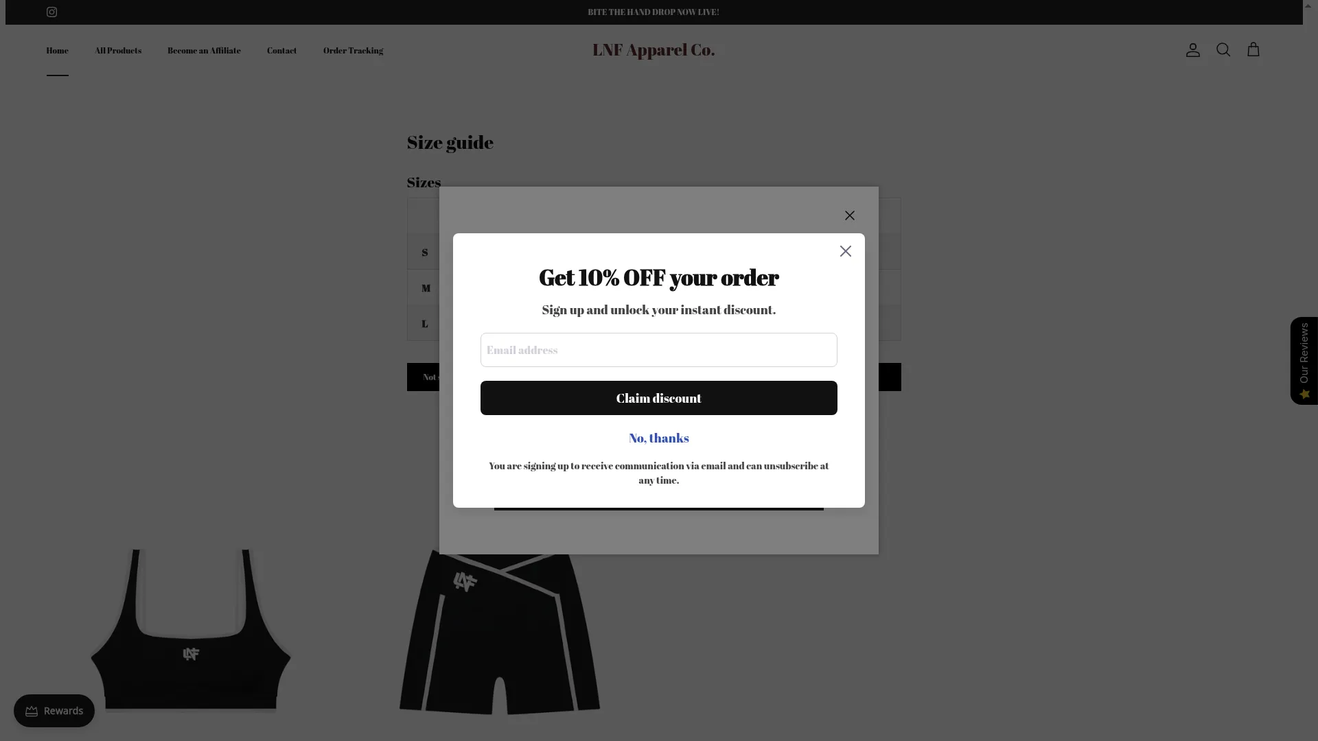 Lnfapparel.com