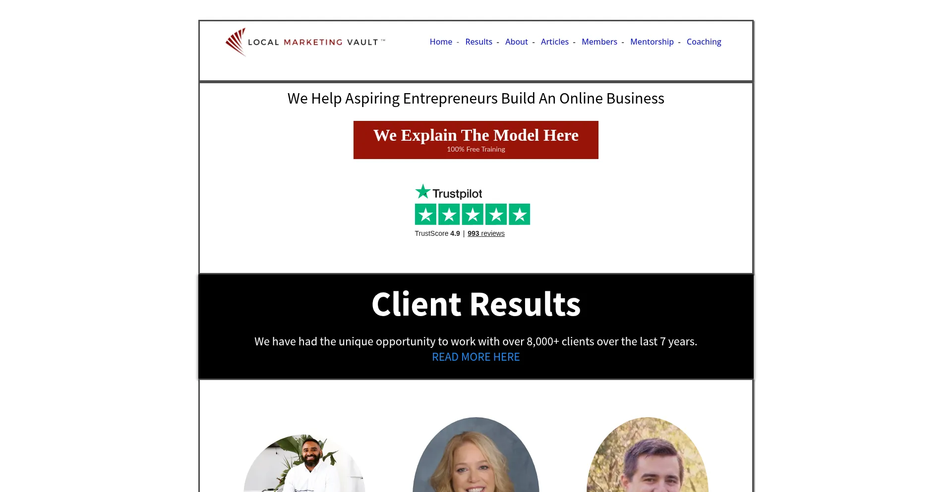 Localmarketingvault.com é Seguro e Confiável?