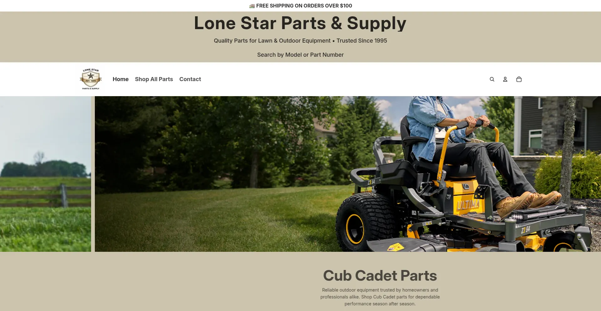 Lonestarpartsdirect.com