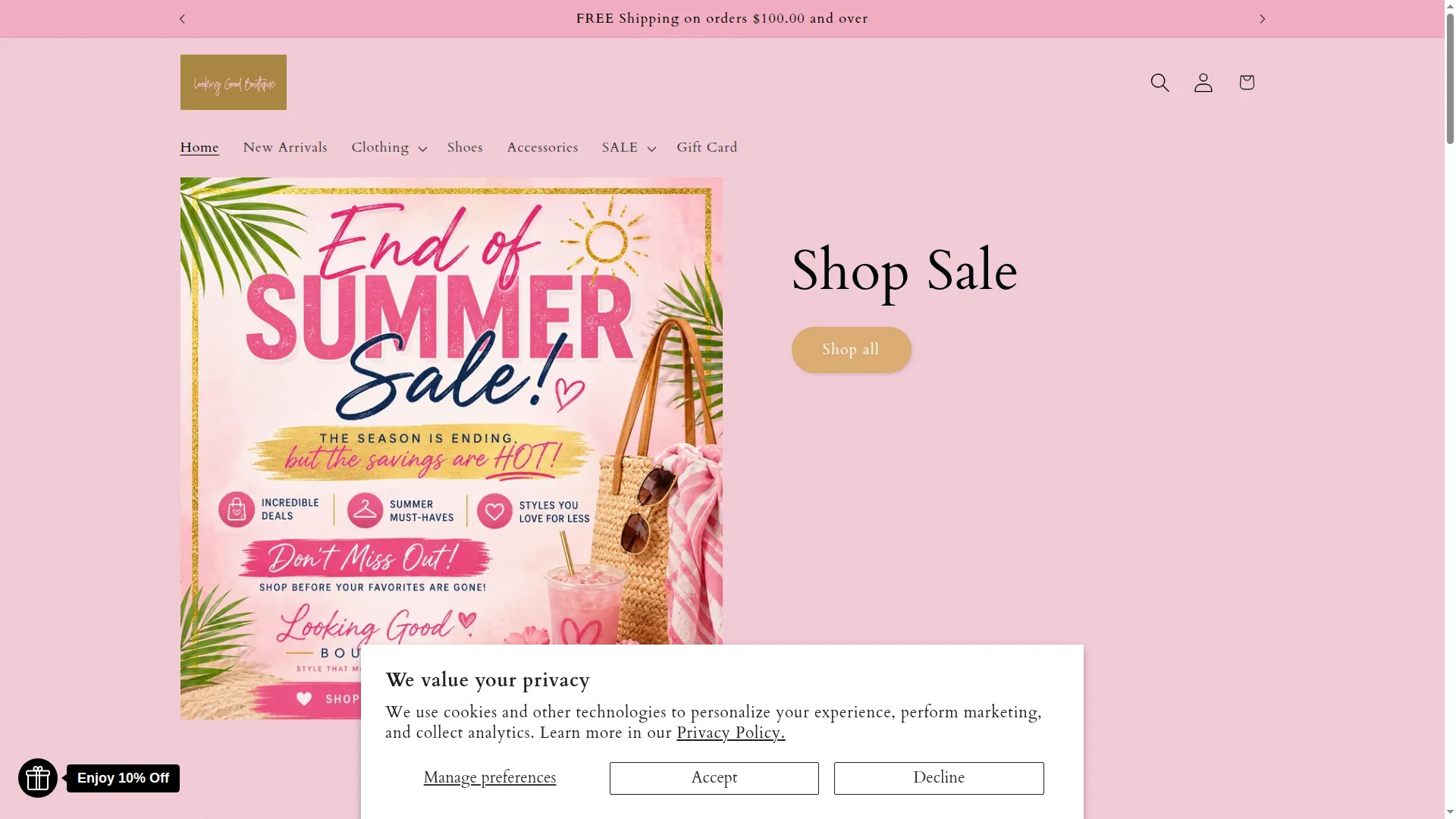 Lookinggoodboutique.com