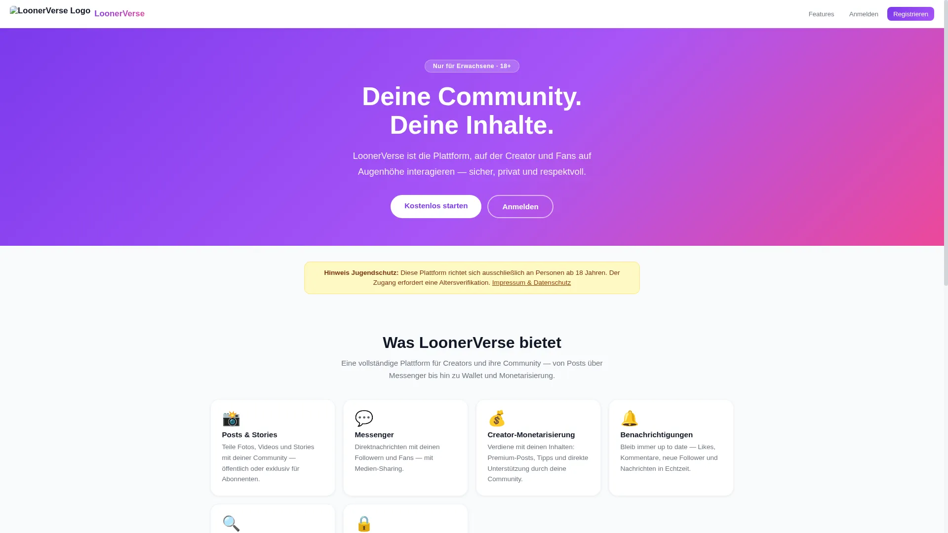 Loonerverse.app