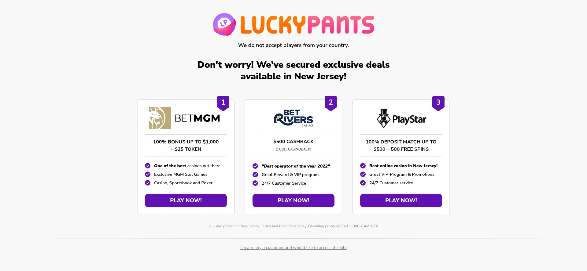 Luckypantsbingo.com