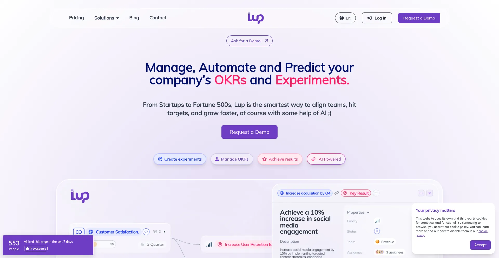 Lup.com.co Screenshot