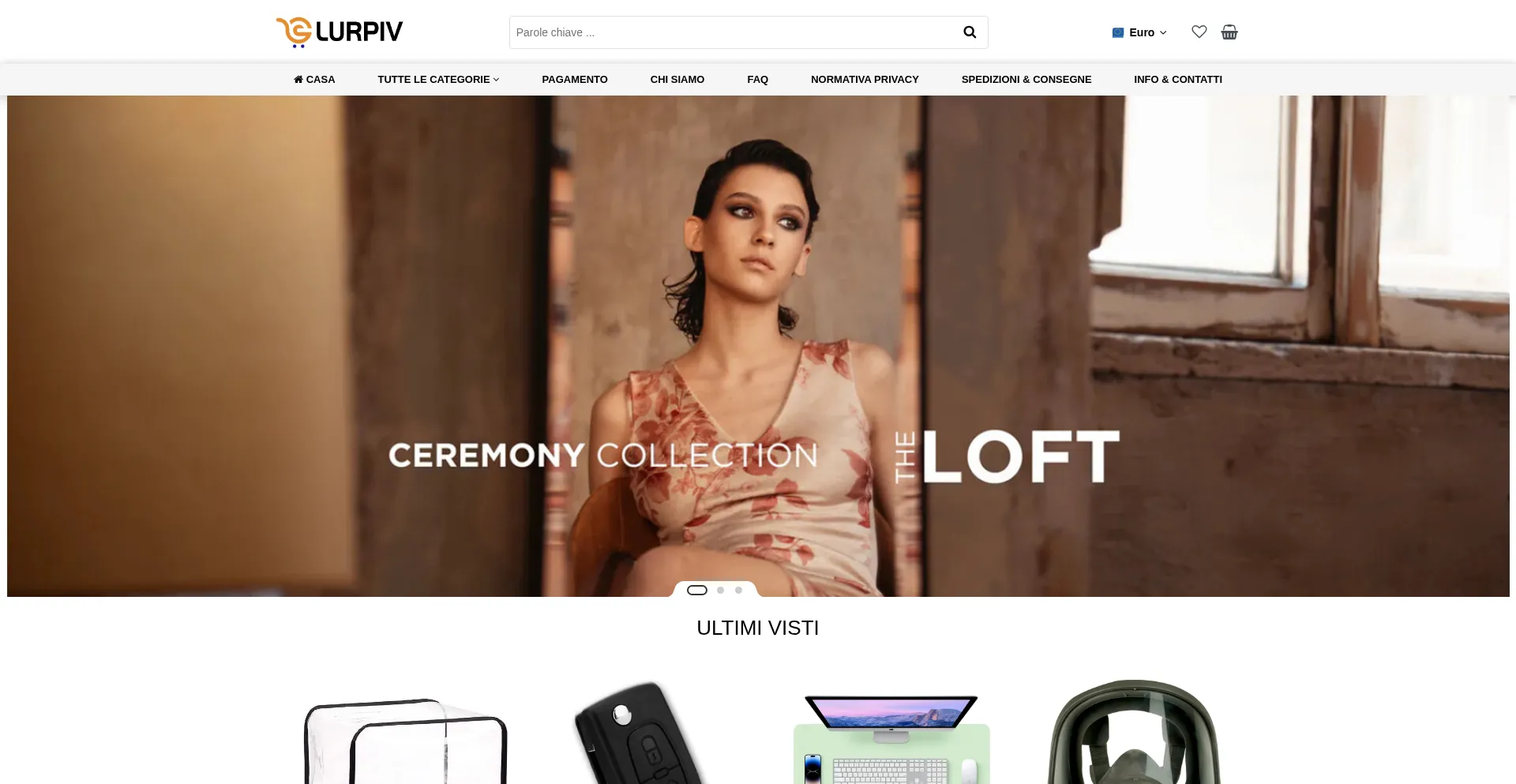 Website screenshot of Lurpiv.com
