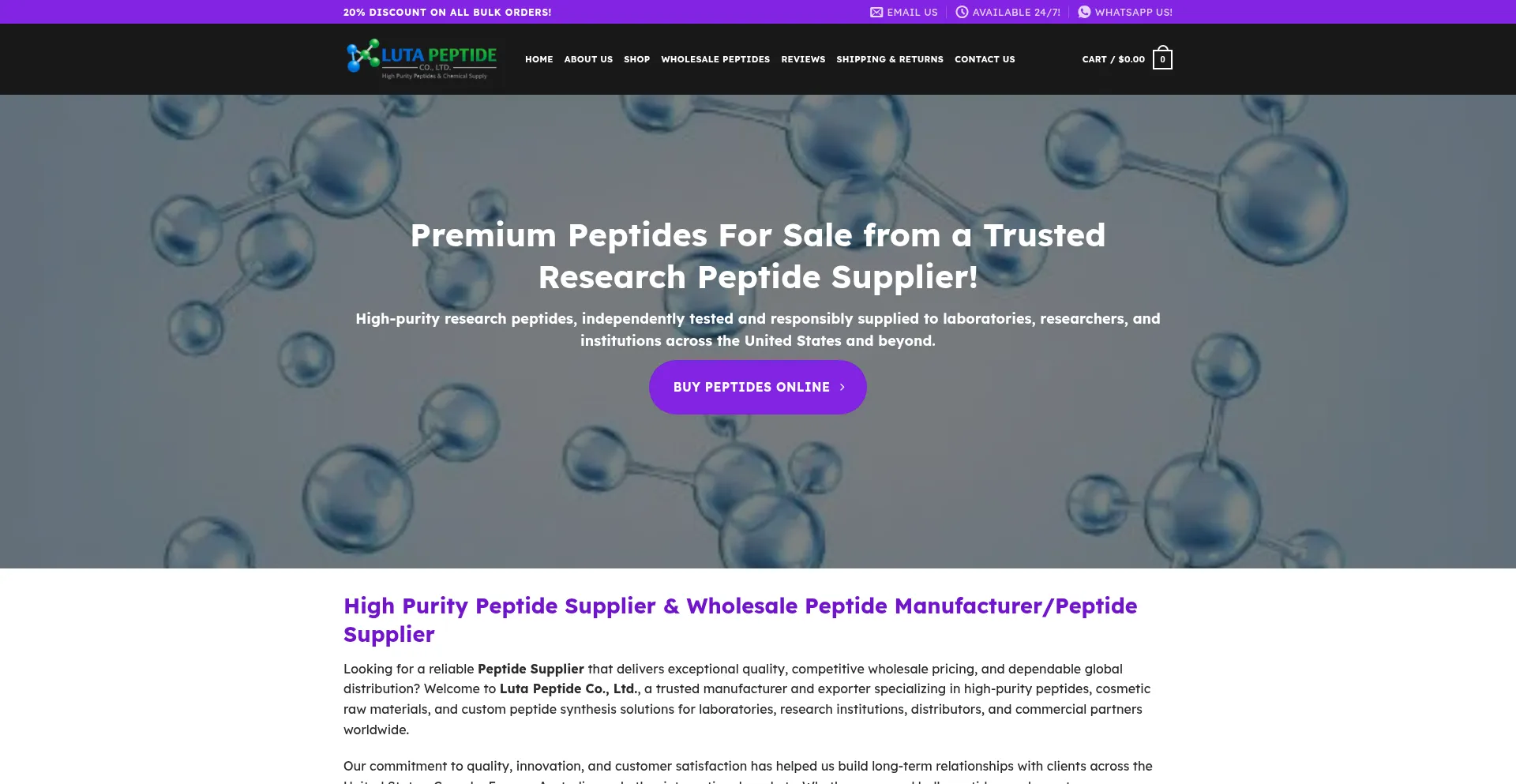 Lutapeptidescompany.com