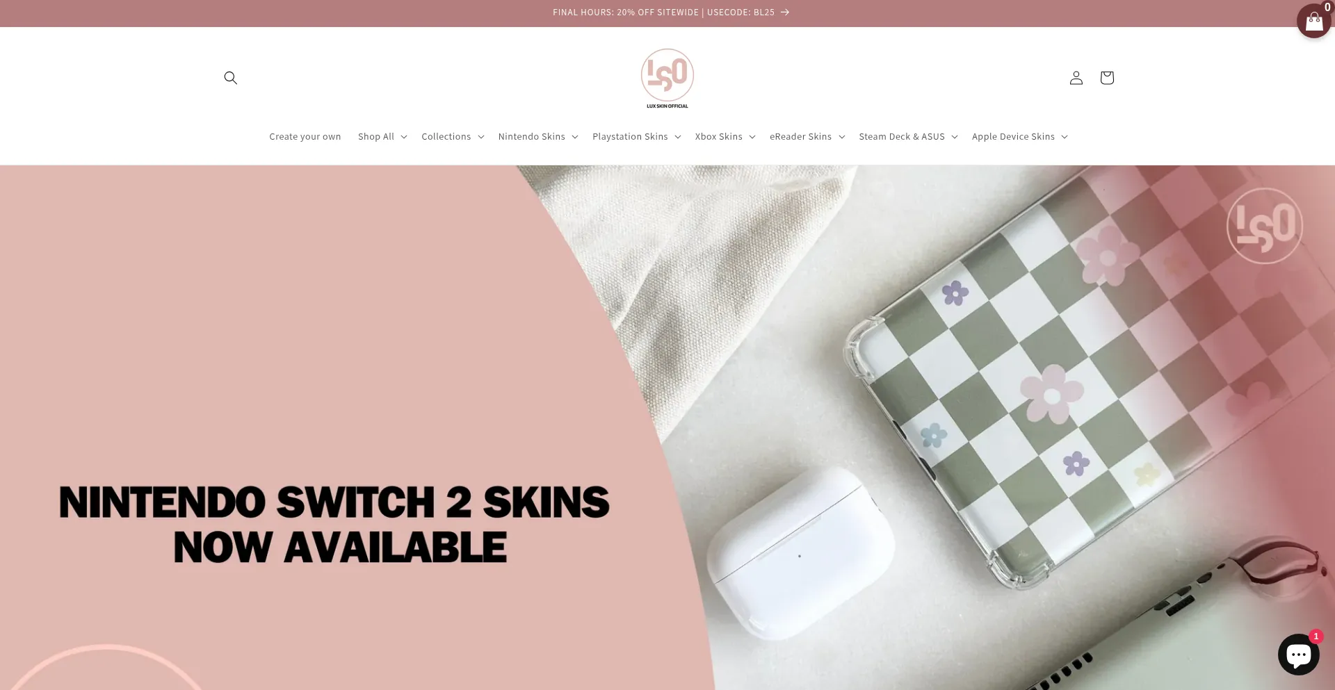 Luxskinsofficial.com