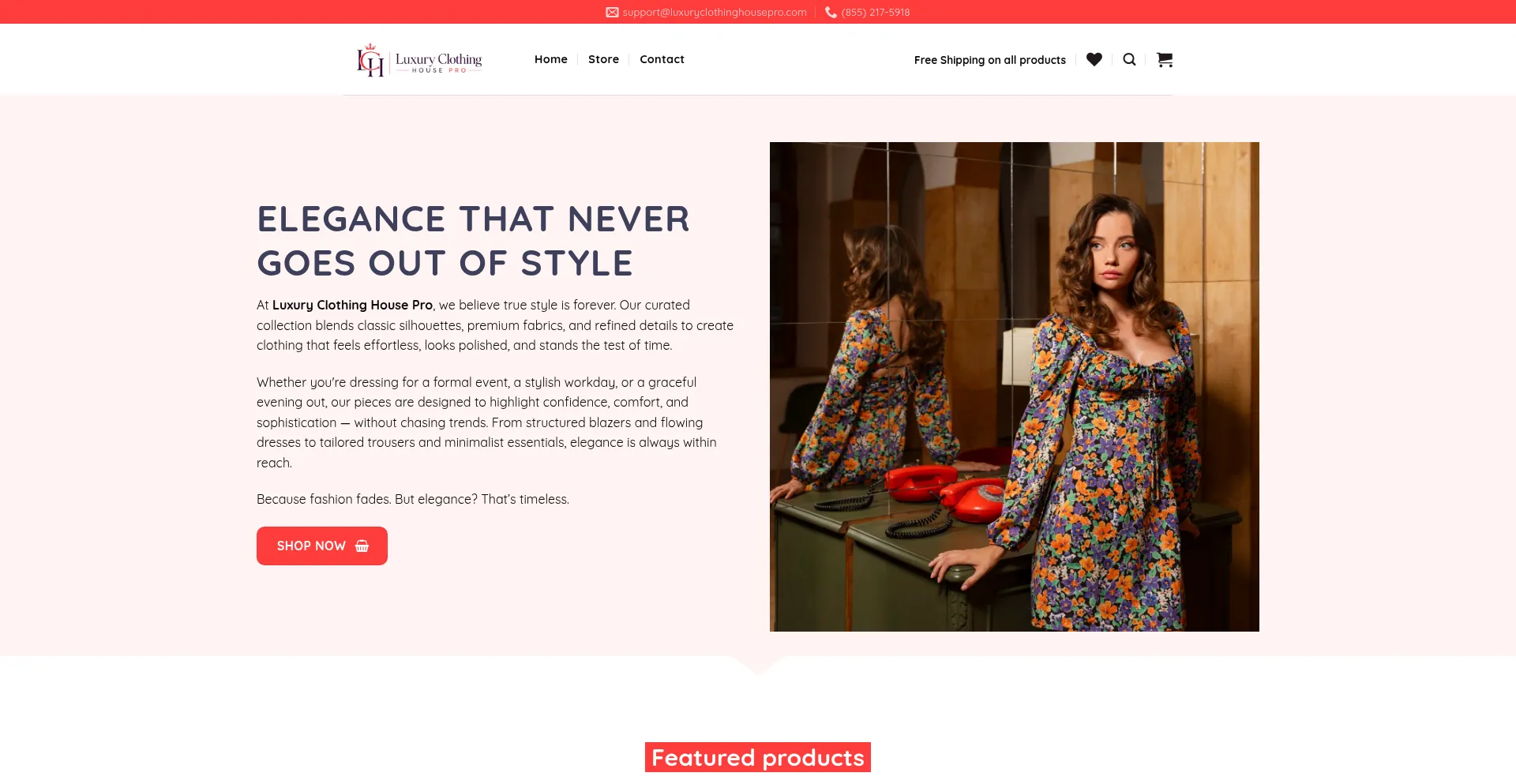 Luxuryclothinghousepro.com