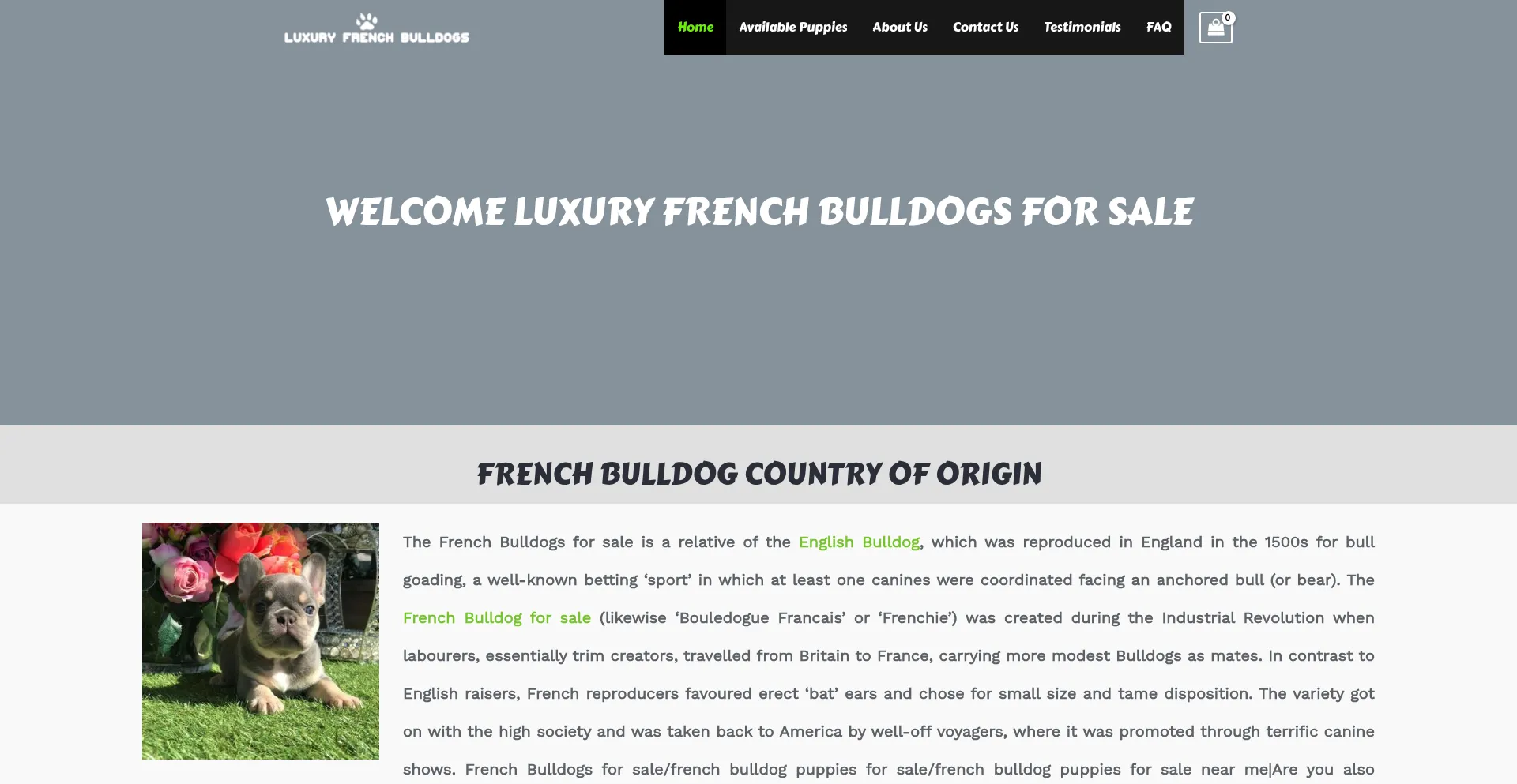 Luxuryfrenchbulldogsonline.com é Seguro e Confiável?