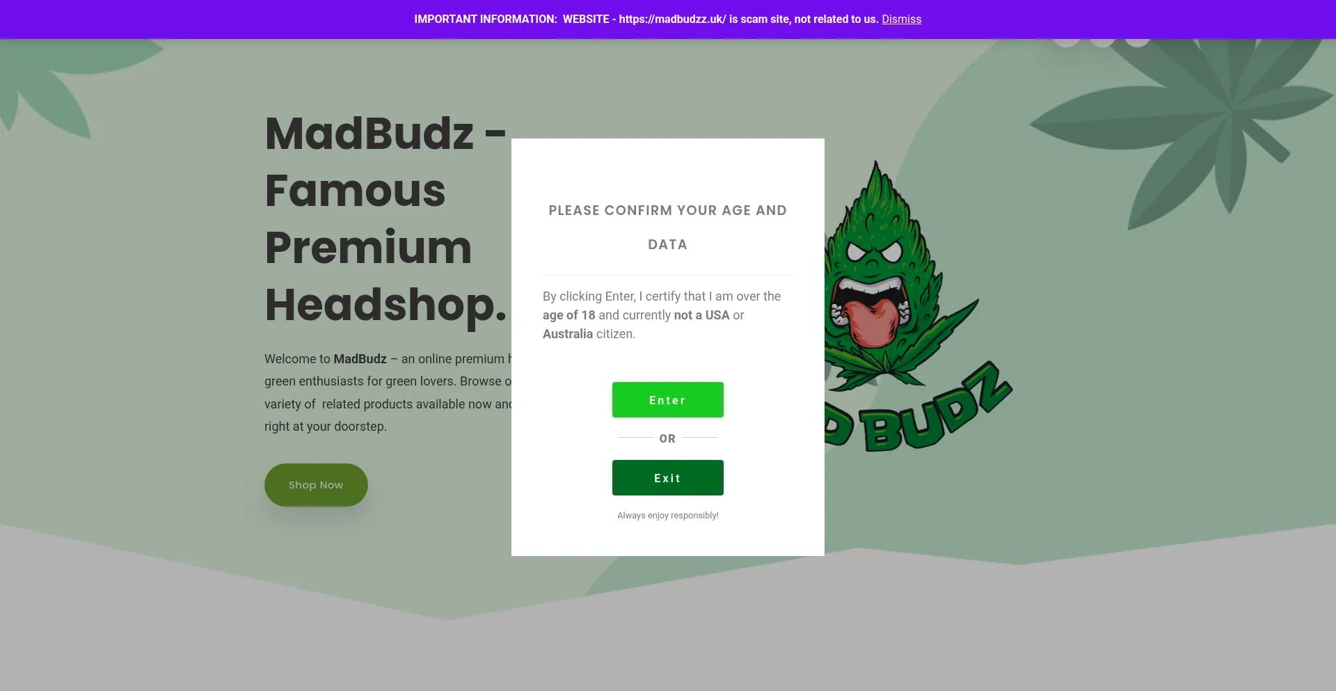 Madbudz.me é Seguro e Confiável?
