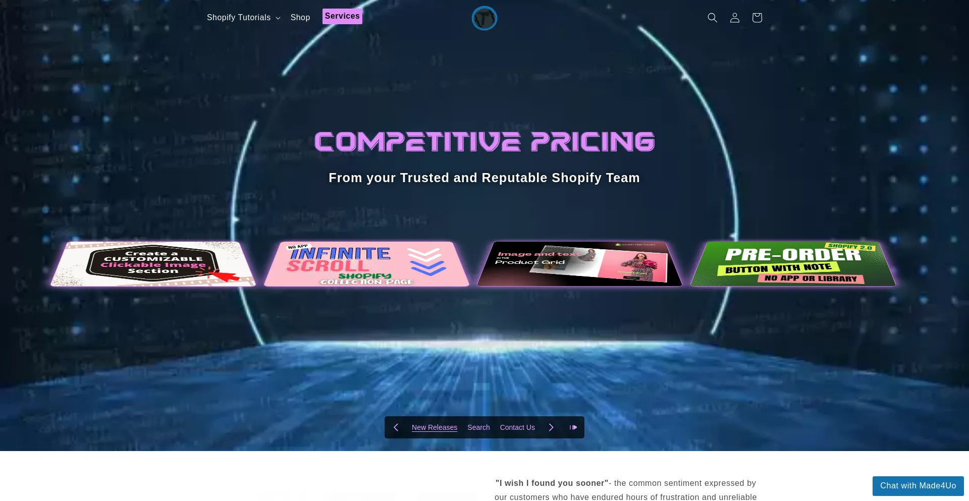 Made4uo.com Screenshot