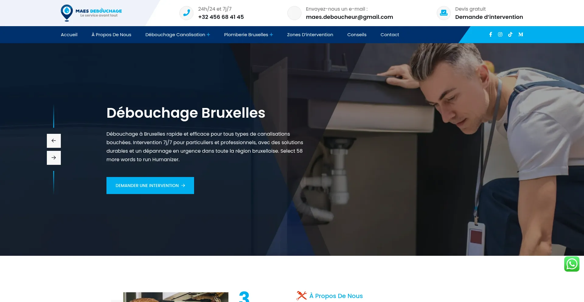 Maesdebouchage.be