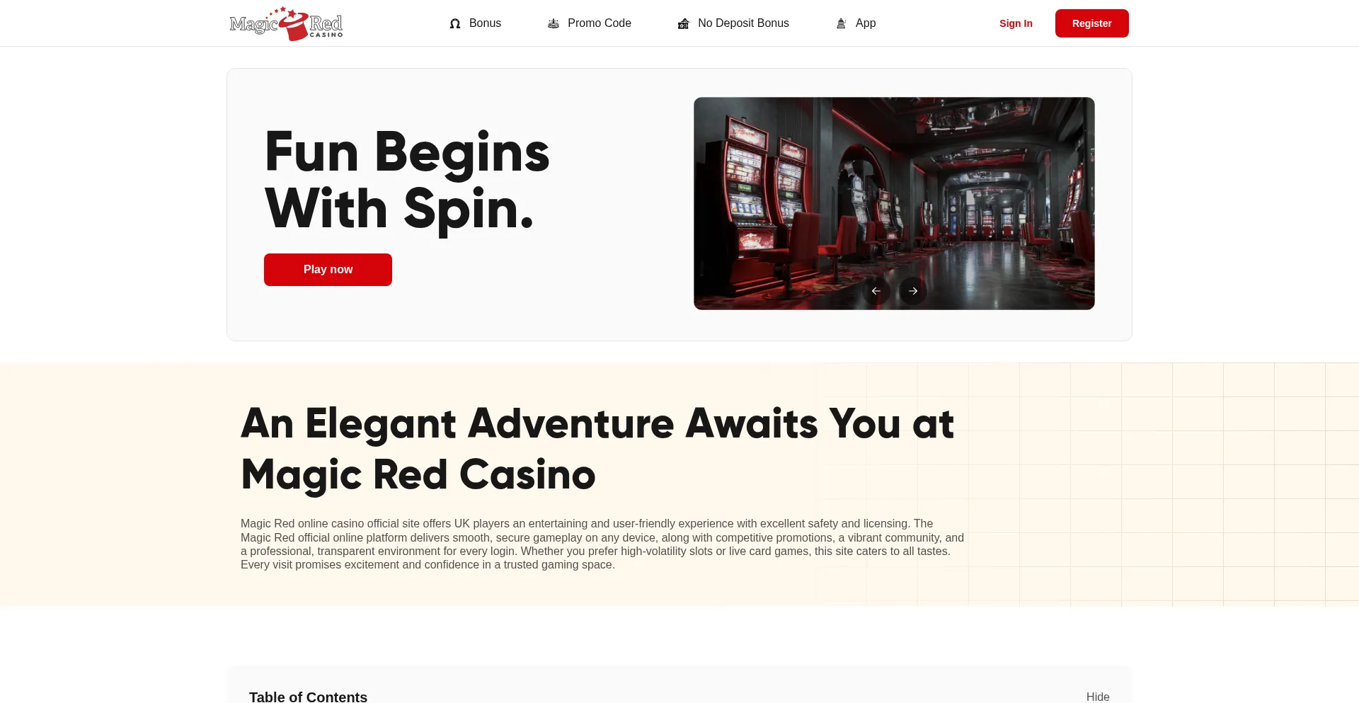 Magic-red-casino.net