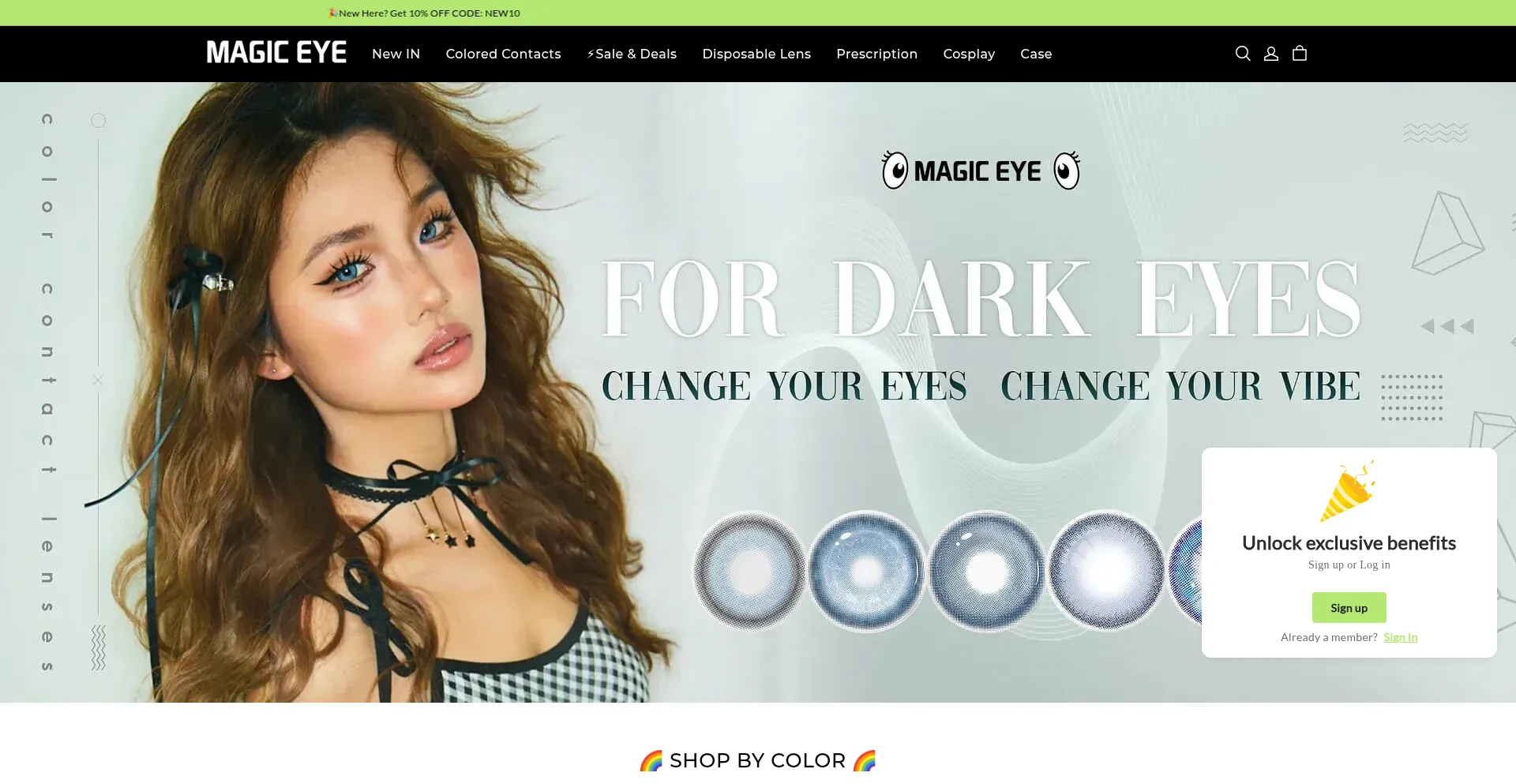Magiceyelens.com
