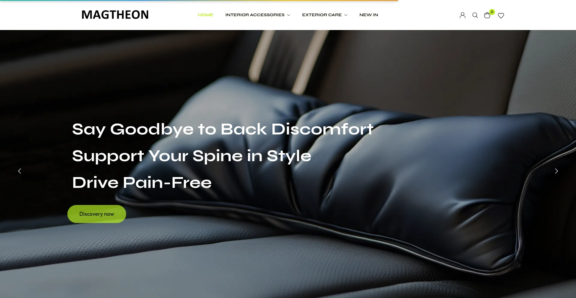 Website screenshot of Magtheon.com