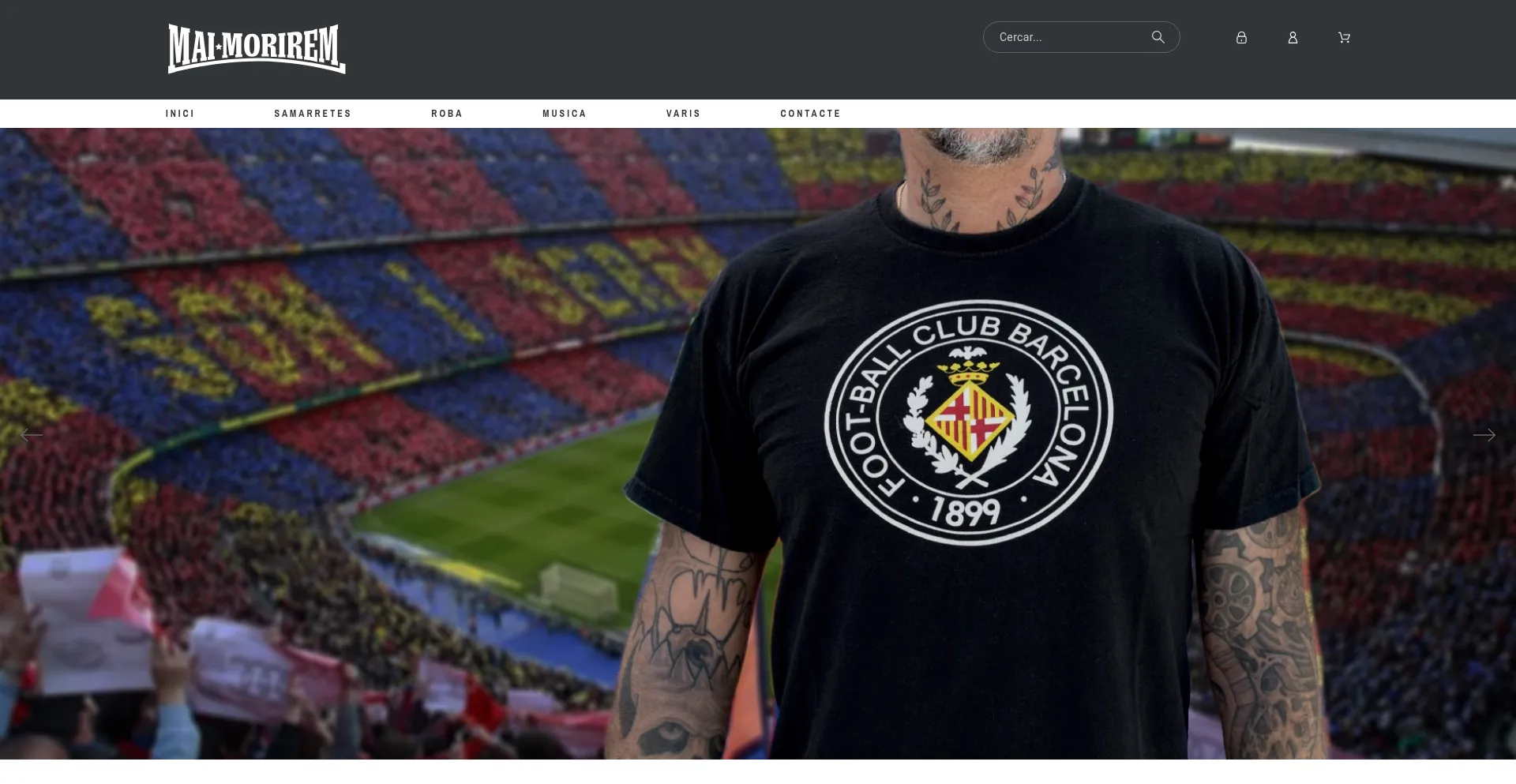 Website screenshot of Maimorirem.cat