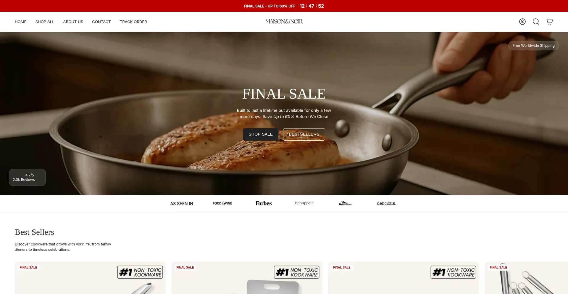 Maisonandnoir.com é Seguro e Confiável?