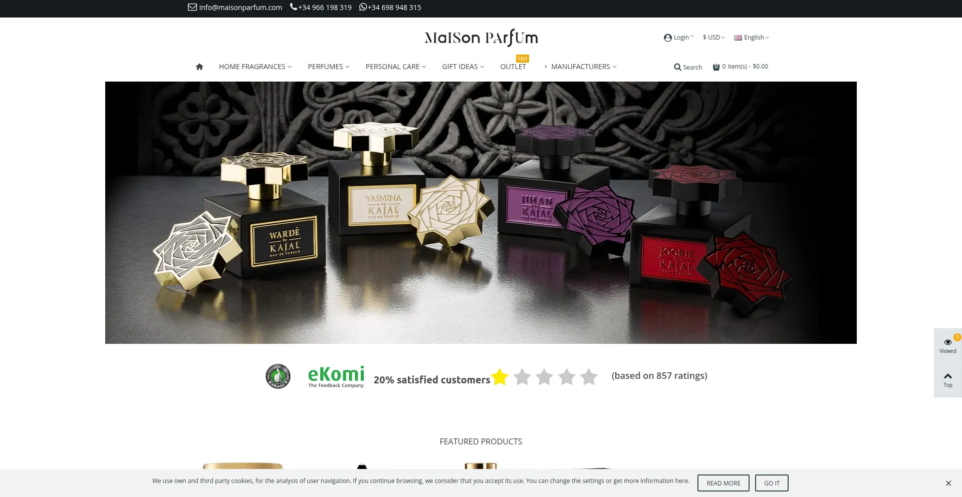 Maisonparfum.com é Seguro e Confiável?