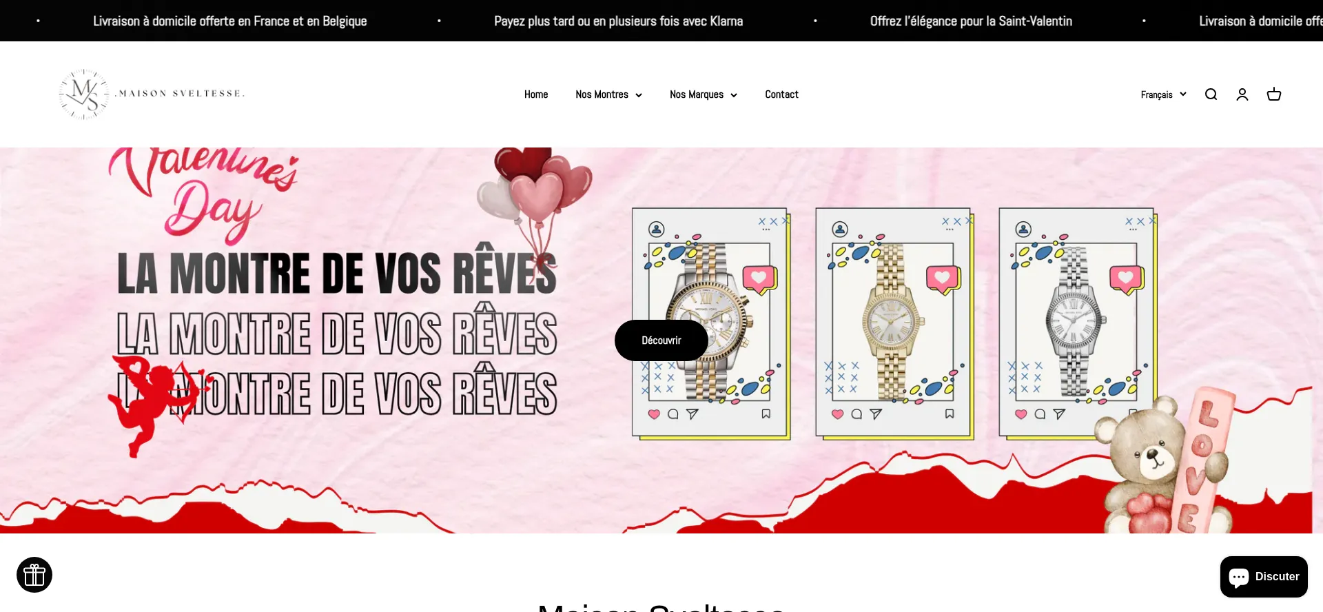 Website screenshot of Maisonsveltesse.com