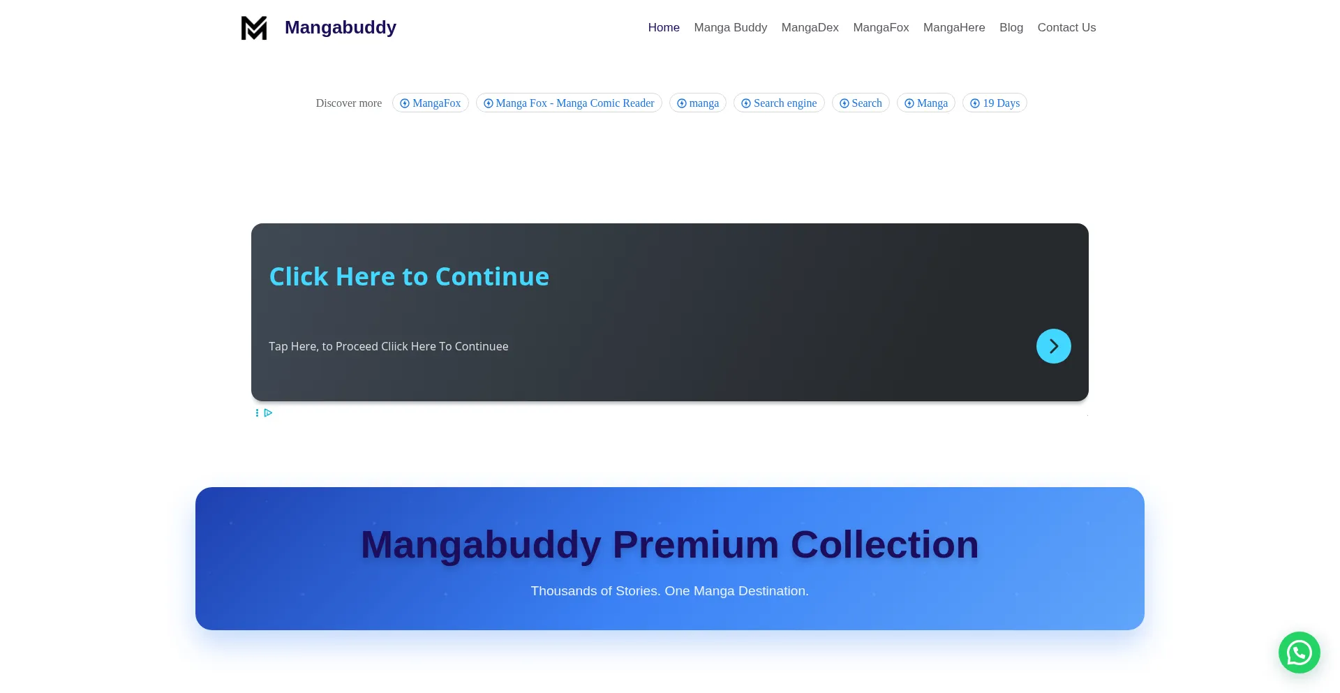 Mangabuddycom.com Screenshot