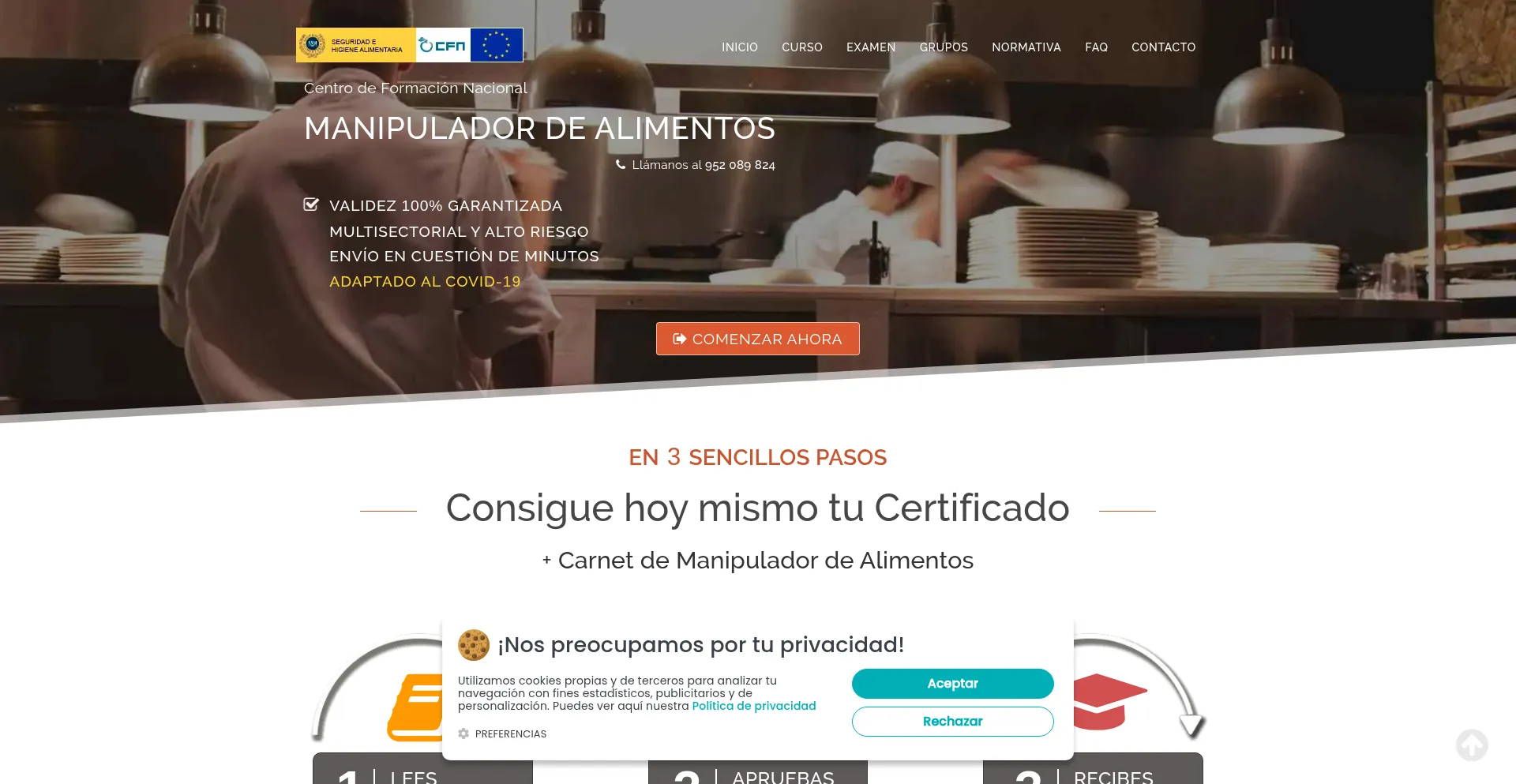 Manipulador-de-alimentos.es é Seguro e Confiável?