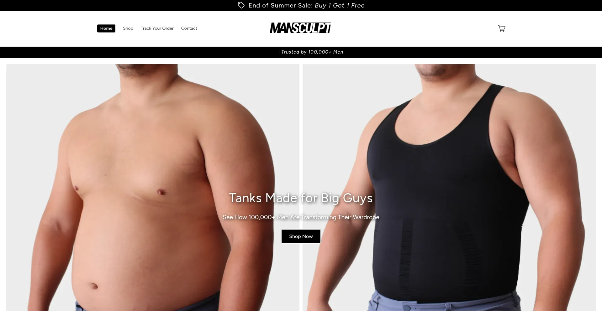 Mansculpt.shop Screenshot