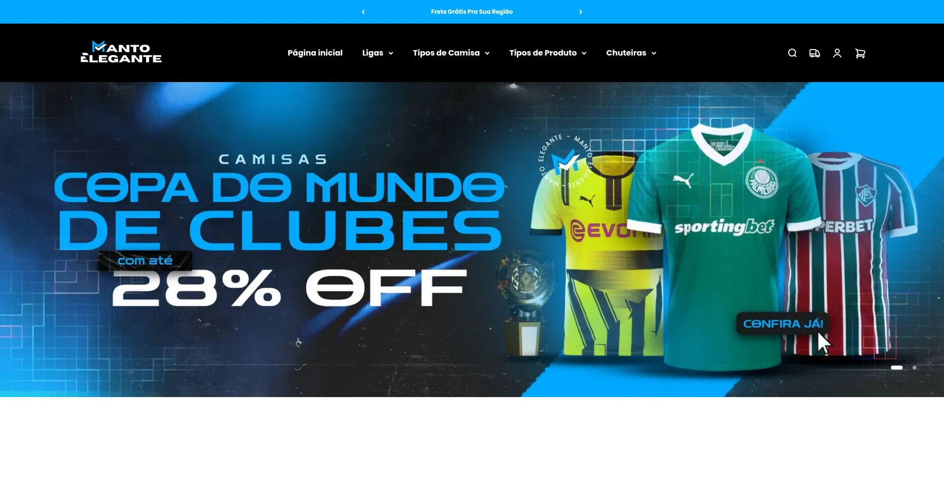Website screenshot of Mantoelegante.com