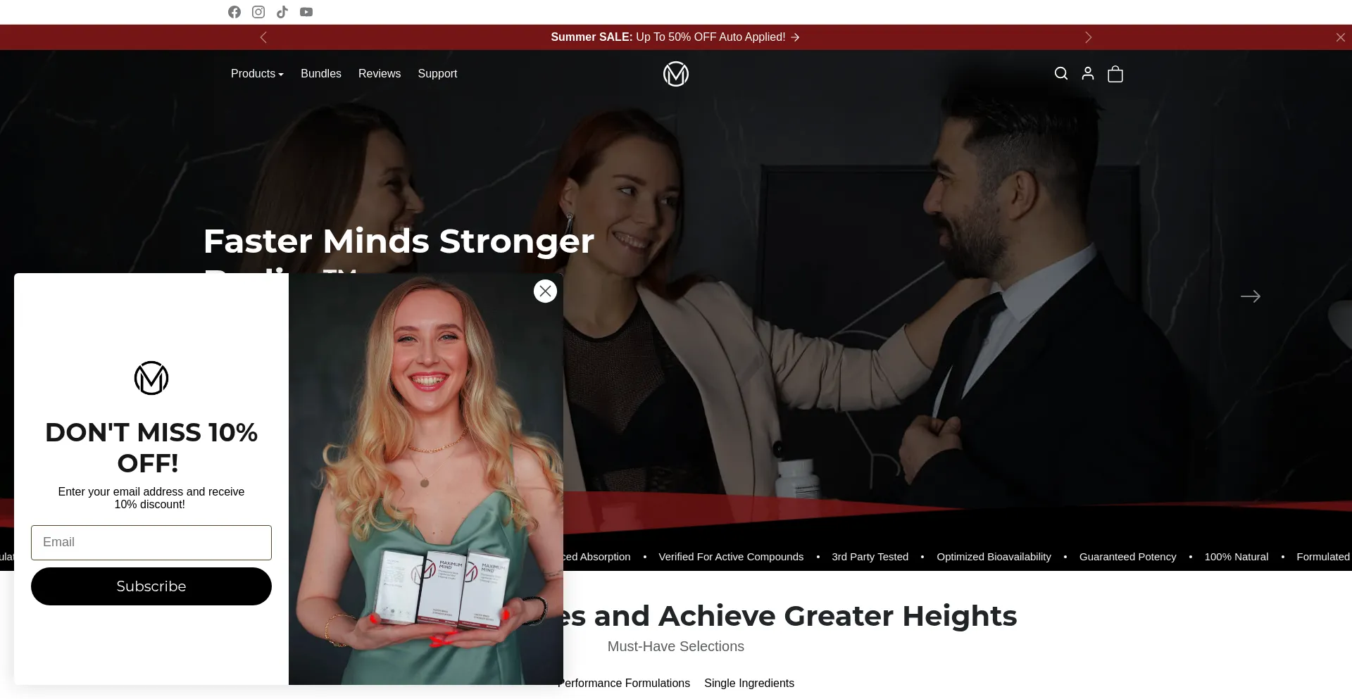 Website screenshot of Marcosgrounds.com