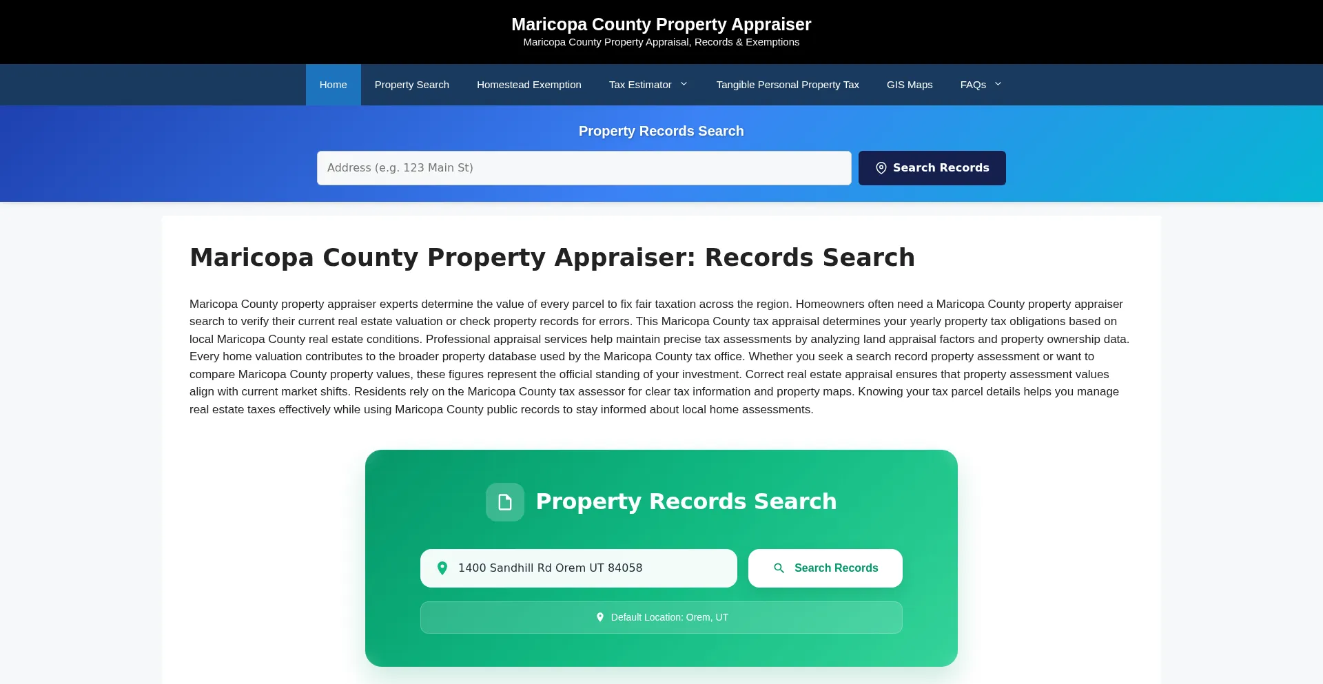 Maricopacountypropertyappraiser.org
