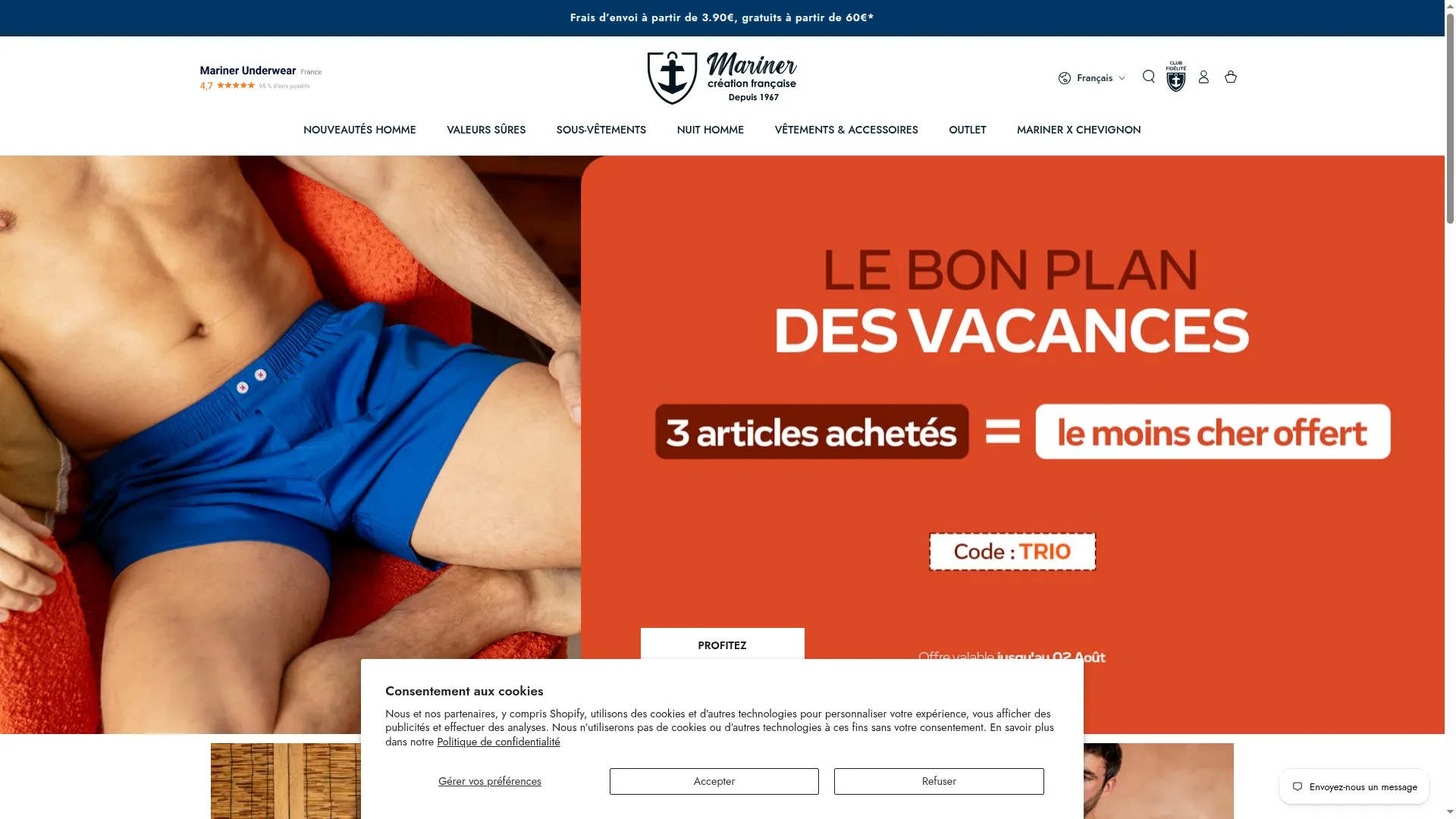 Mariner-underwear.com