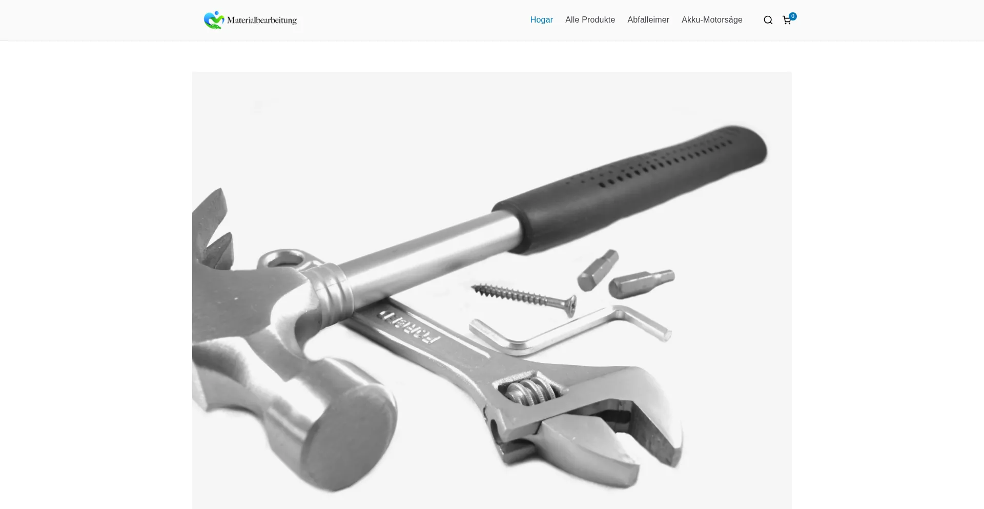 Website screenshot of Materialbearbeitung.com