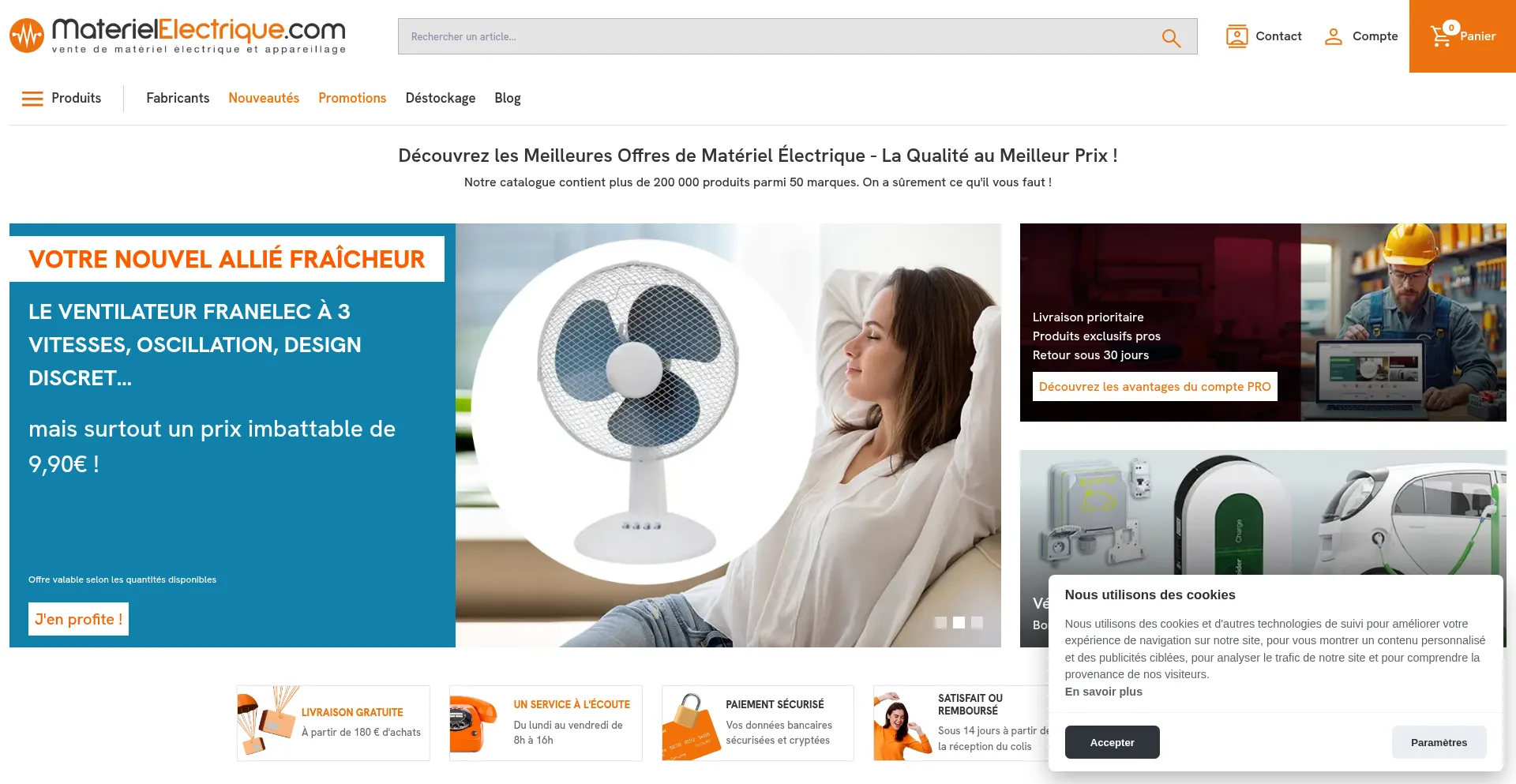 Materielelectrique.com é Seguro e Confiável?