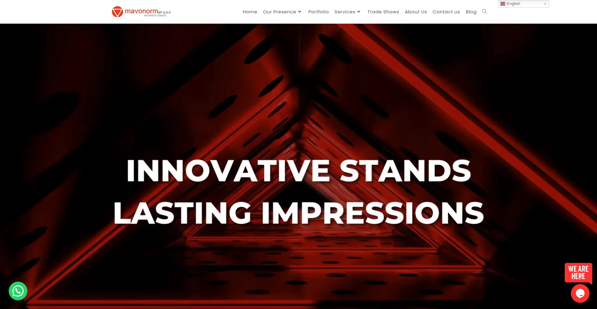 Website screenshot of Mavonorm-global.com