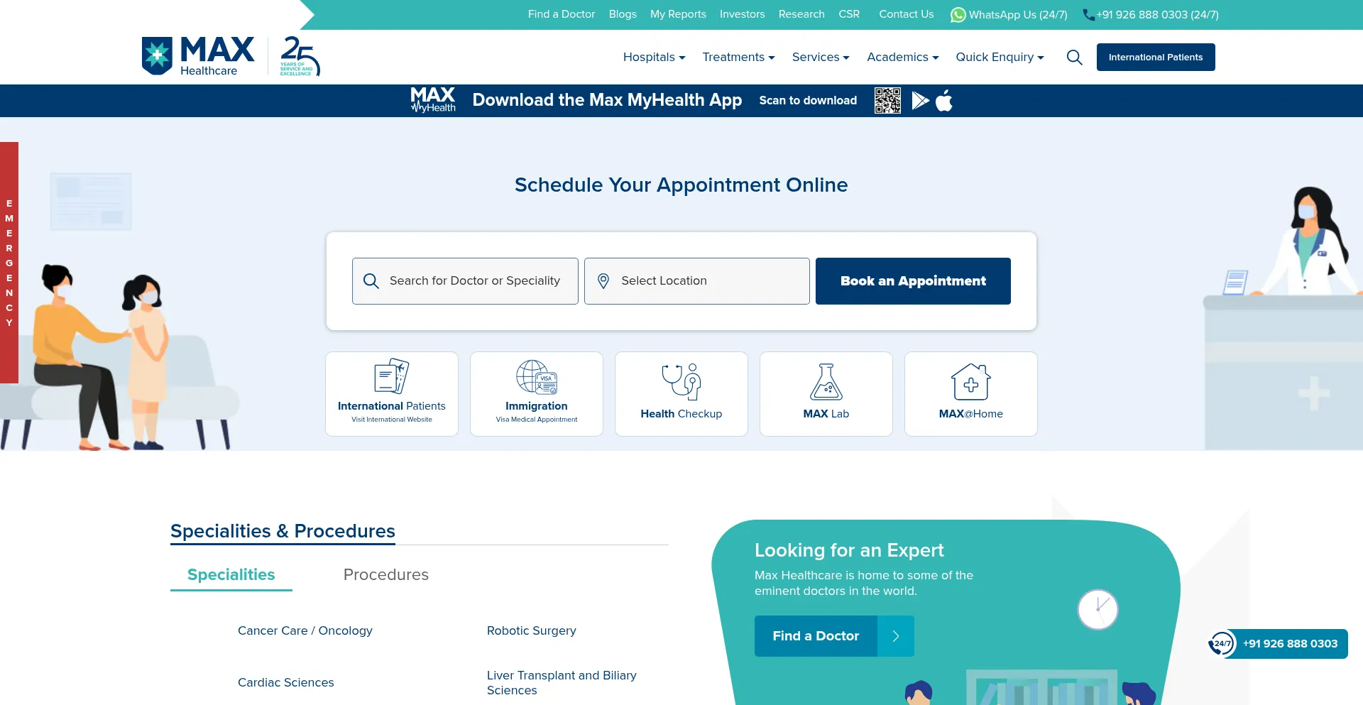 Maxhealthcare.in é Seguro e Confiável?
