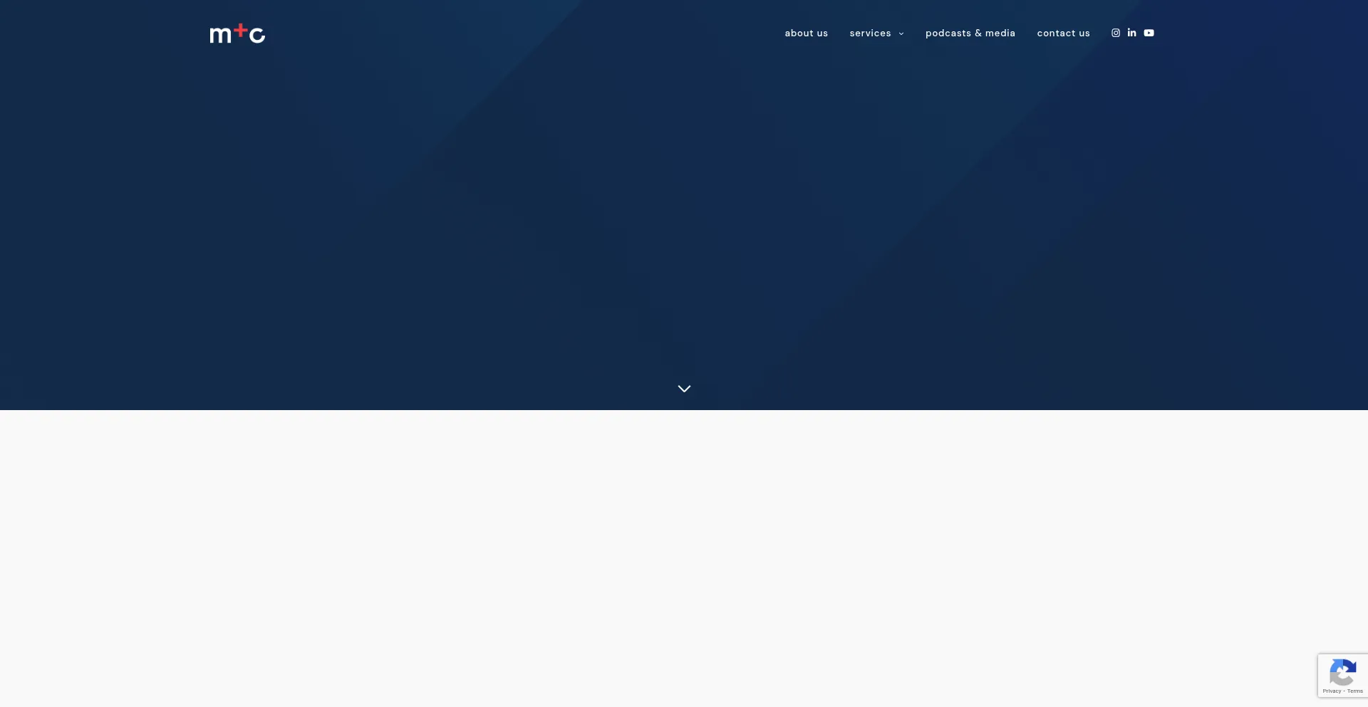 Website screenshot of Mcpartners.com.au